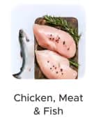 Chicken, Meat & Fish